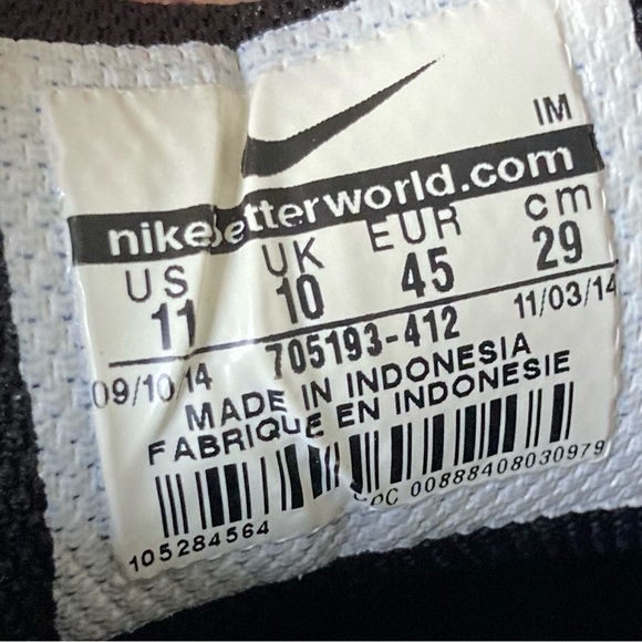 Nike SB Satire Canvas Skateboarding Sneakers in Blue Floral - Mens Size 11 - Picture 9 of 9